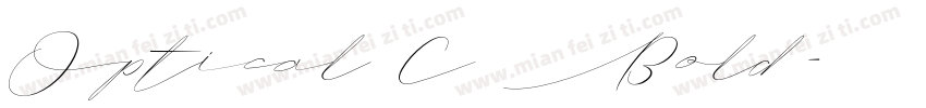 Optical C Bold字体转换